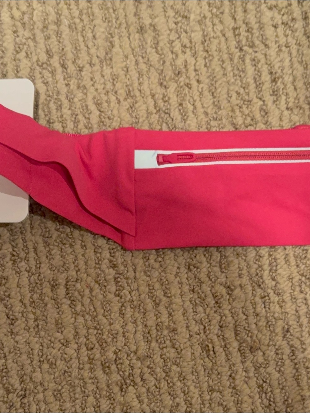 NWT Lululemon Fast and Free Run Belt Bag Pocket Raspberry Coulis S/M